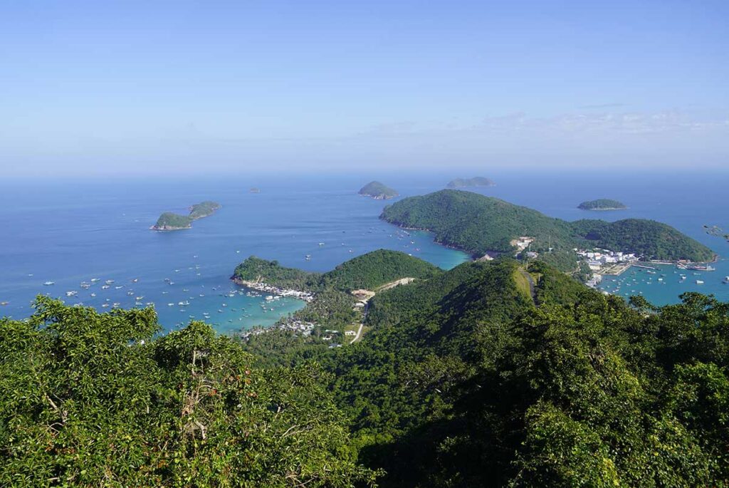 View from the top of Hon Khoai Island