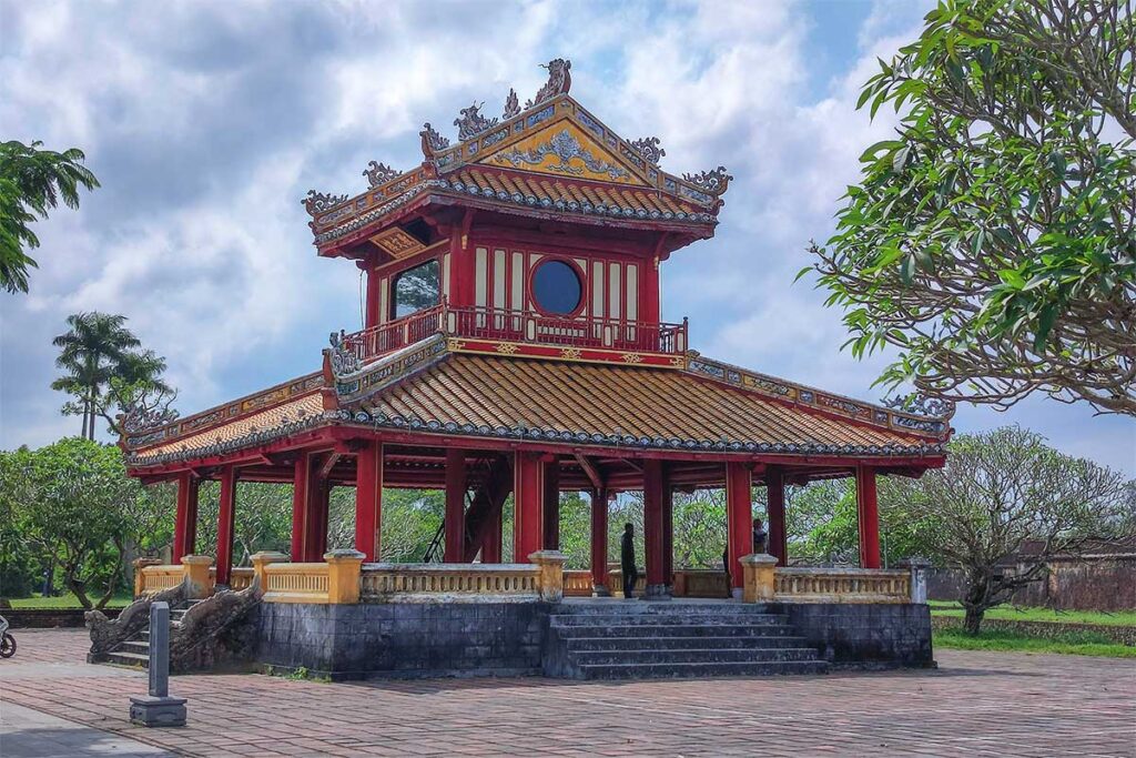 The small Phu Van Lau Pavilion in Hue