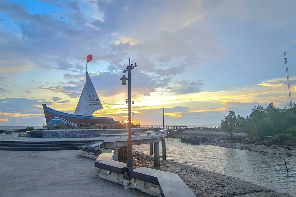 Sunset at Cape Ca Mau