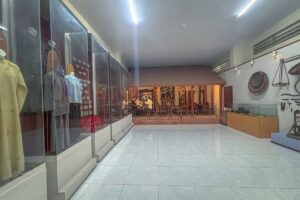 Exhibits inside Can Tho Museum