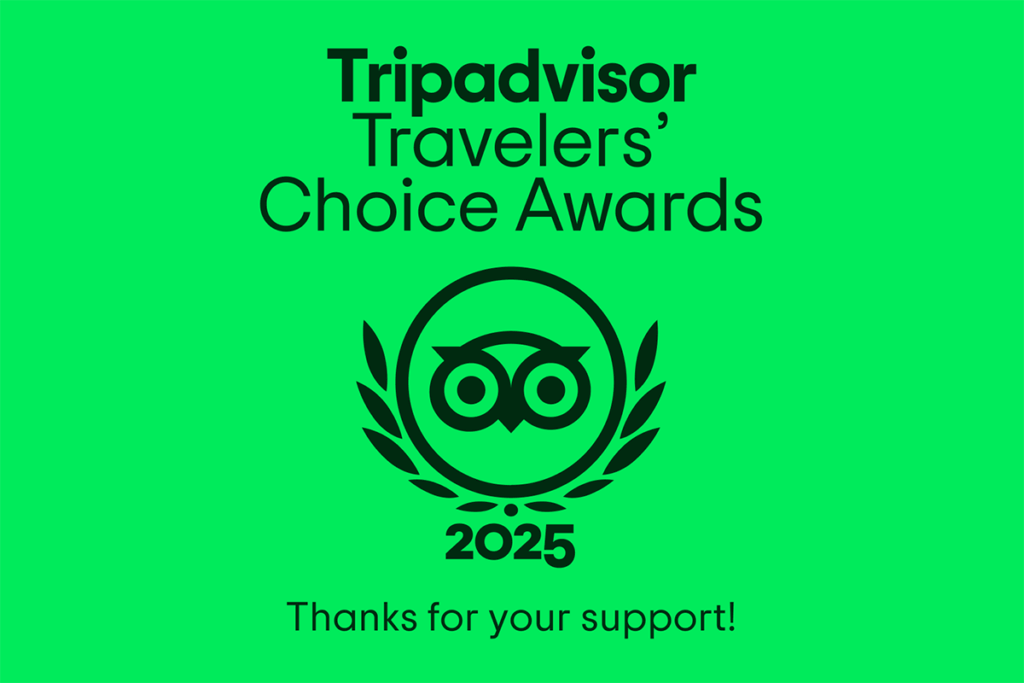 Tripadvisor Travelers’ Choice Awards 2025 badge showcasing Local Vietnam’s recognition in the top 10% of travel companies worldwide.