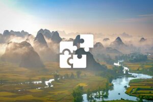 Private Cao Bang tour with a personalized itinerary, showcasing misty karst mountains, rice fields, and flexible travel experiences.