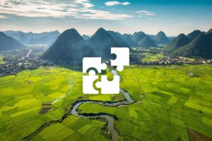 Private Lang Son tour with a tailor-made itinerary, exploring vast rice fields, karst mountains, and quiet border landscapes.