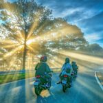 Dalat Easy Rider tours riding through pine forests and mountain roads with experienced local motorbike guides