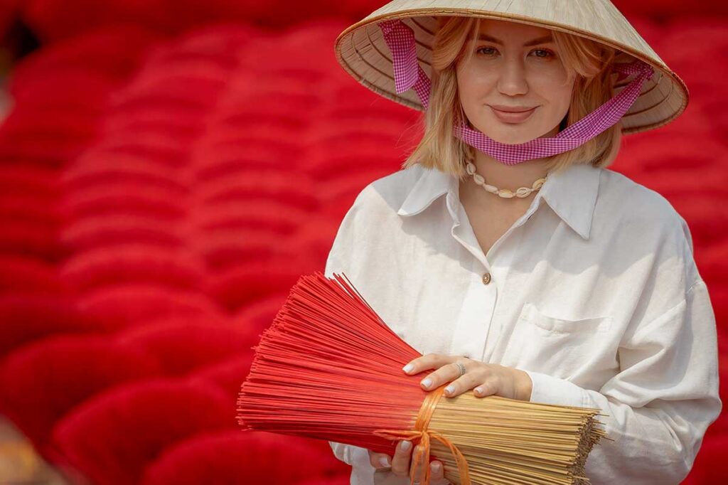 Vietnam slow travel holidays visiting traditional workshops and villages, focusing on local craftsmanship and cultural immersion in Vietnam