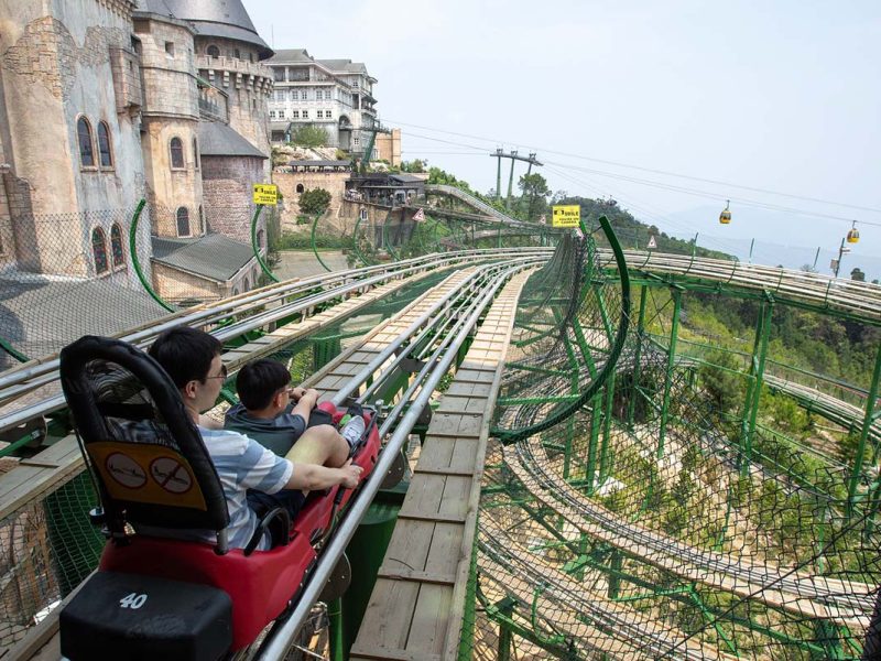 Alpine roller coaster Ba Na Hills