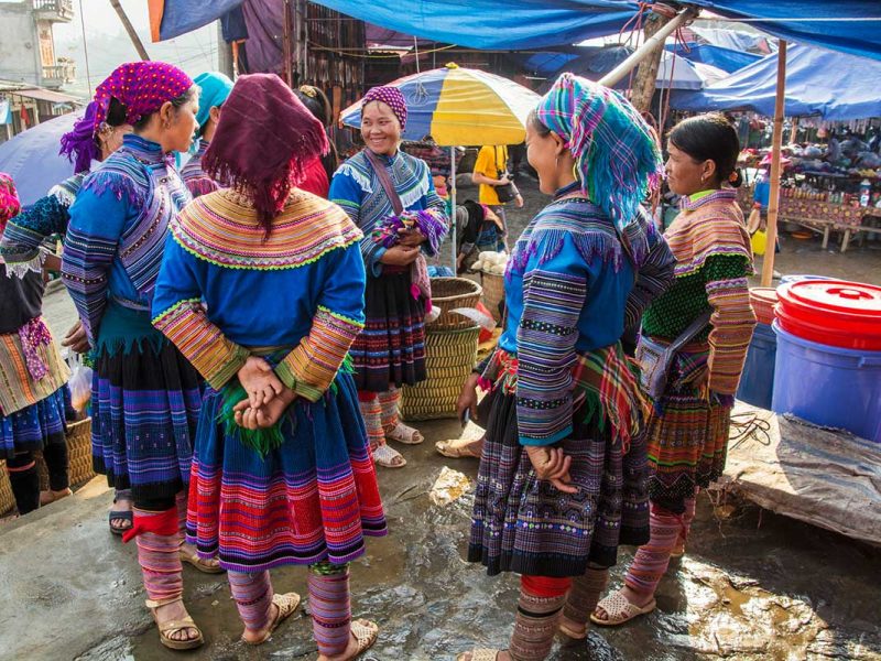 Bac Ha market minority woman