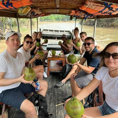 boat tour in Ben Tre in the Mekong Delta