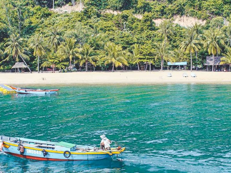 Cham Island beach