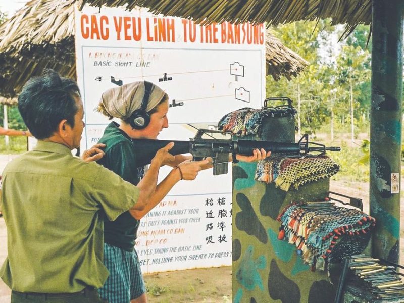 Shooting range at the Cu Chi Tunnels