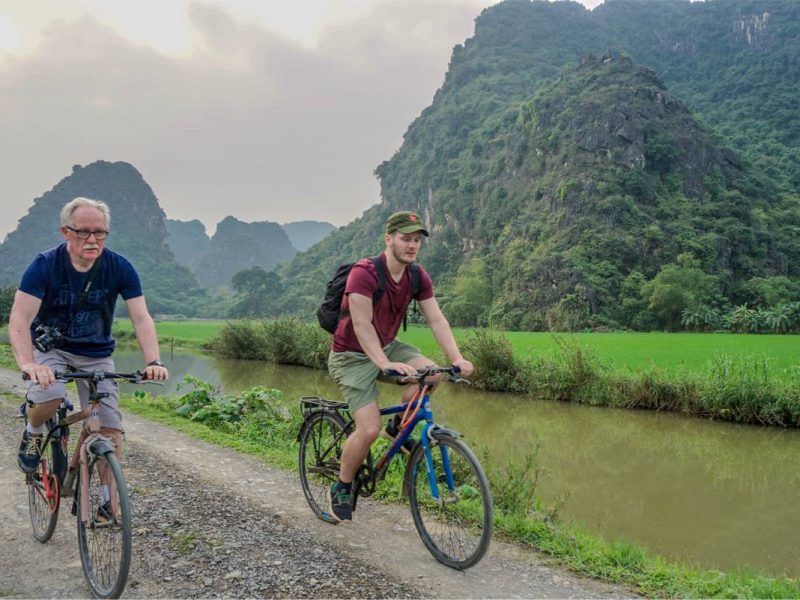 Cycling in Ninh Binh