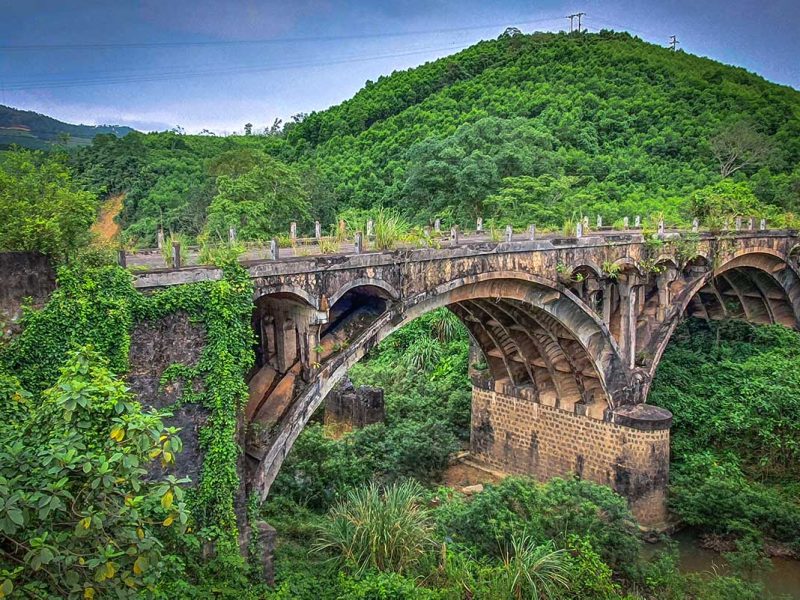 Dau Mau Bridge along the Ho Chi Minh Trail