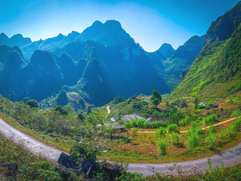 Dong Van karst Plateau scenery in Ha Giang