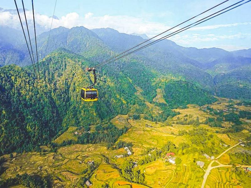 Fansipan cable car Fansipan cable car