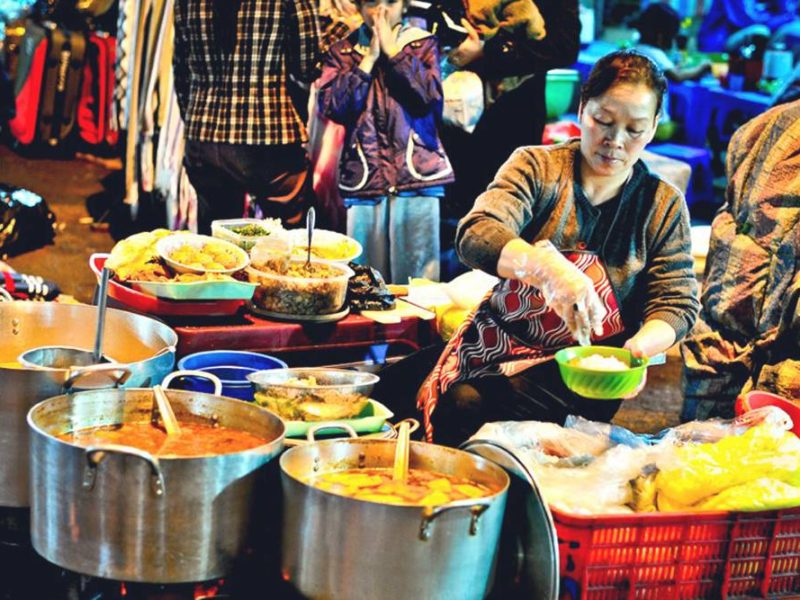 food in Dalat Night Market