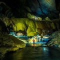 Swimming in Hang Va Cave