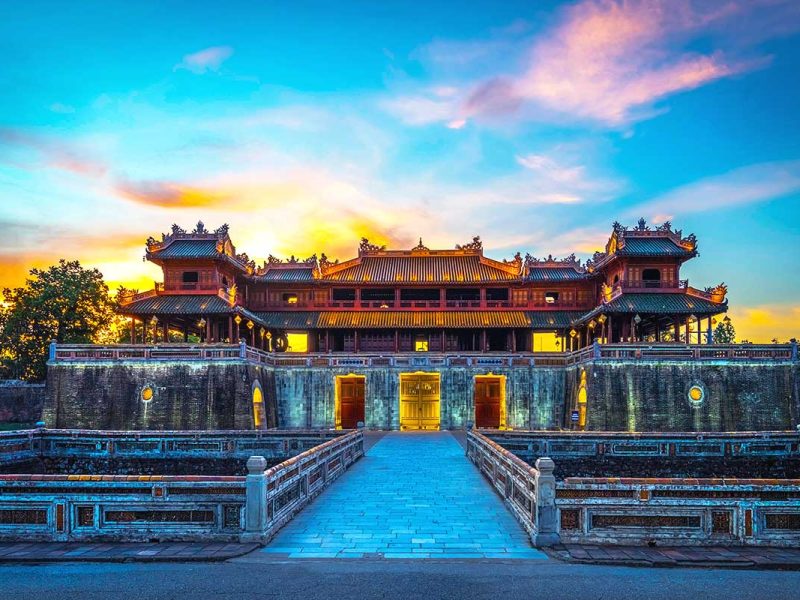 hue gate imperial citadel 1 The main gate to Hue Imperial City.