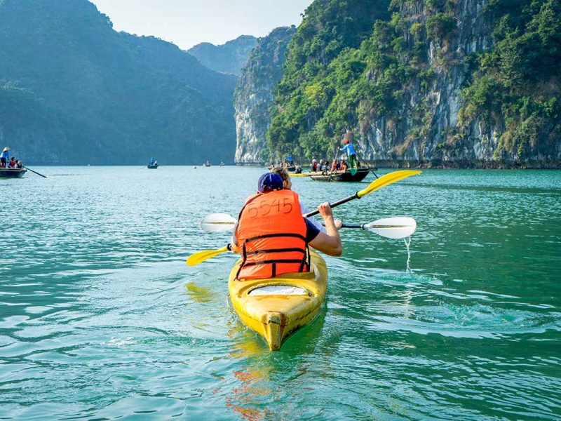 lan ha bay kayaking 1 Kayaking in Lan Ha Bay