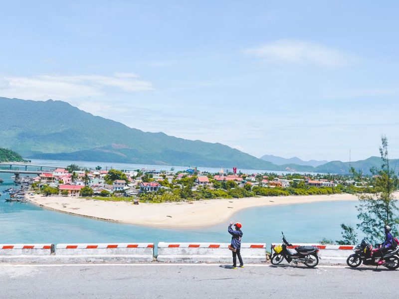 Lang Co beach from the Hai Van Pass