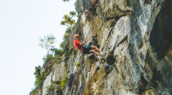 Marble Mountain abseiling