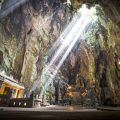 A temple inside a cave in the Marble Mountains near Da Nang