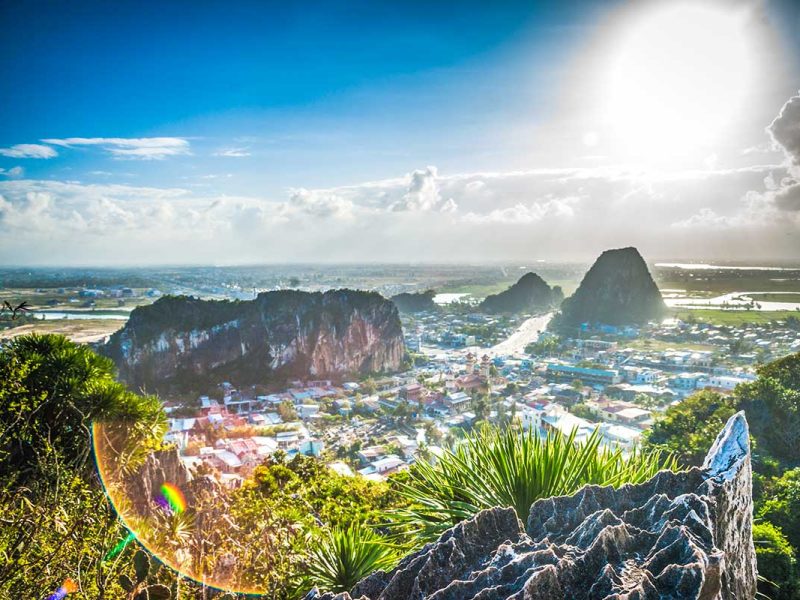 Marble Mountains from the top