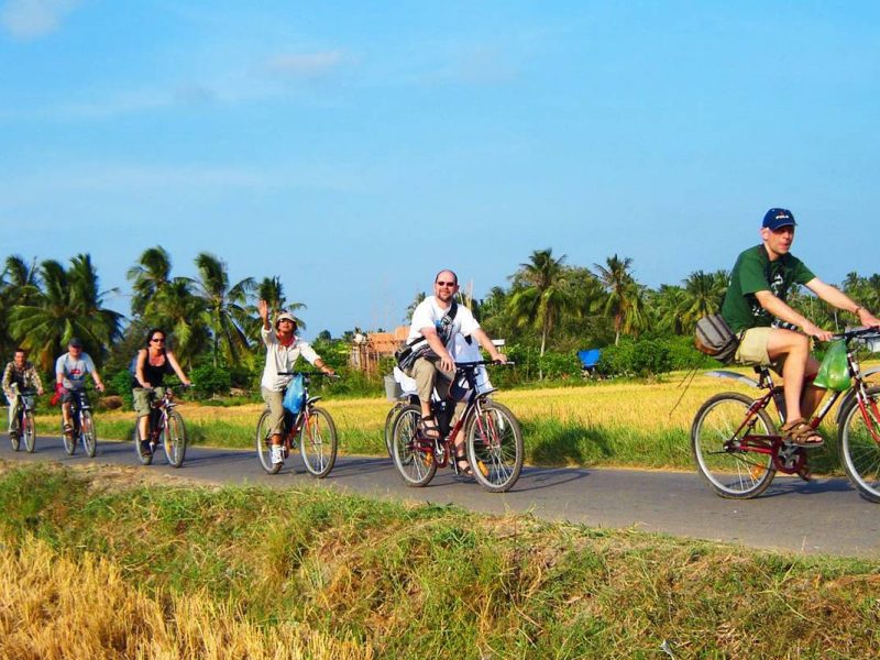 my tho cycling biking mekong My Tho cycling biking in the Mekong Delta