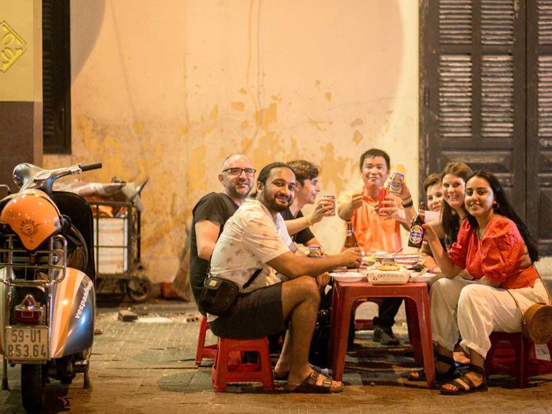 nightlife motorbike tour in Ho Chi Minh City