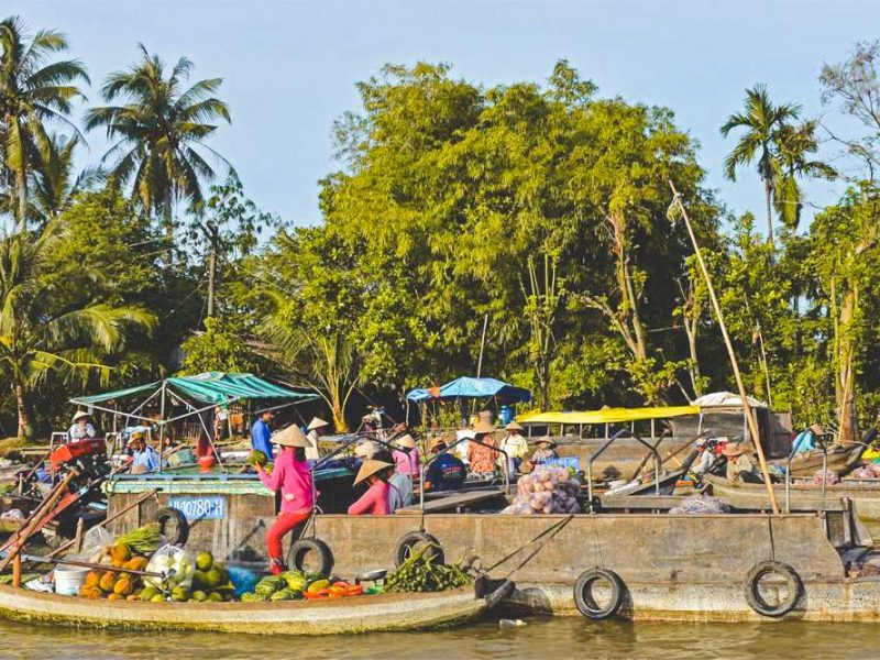 phong dien floating market Phong Dien floating market