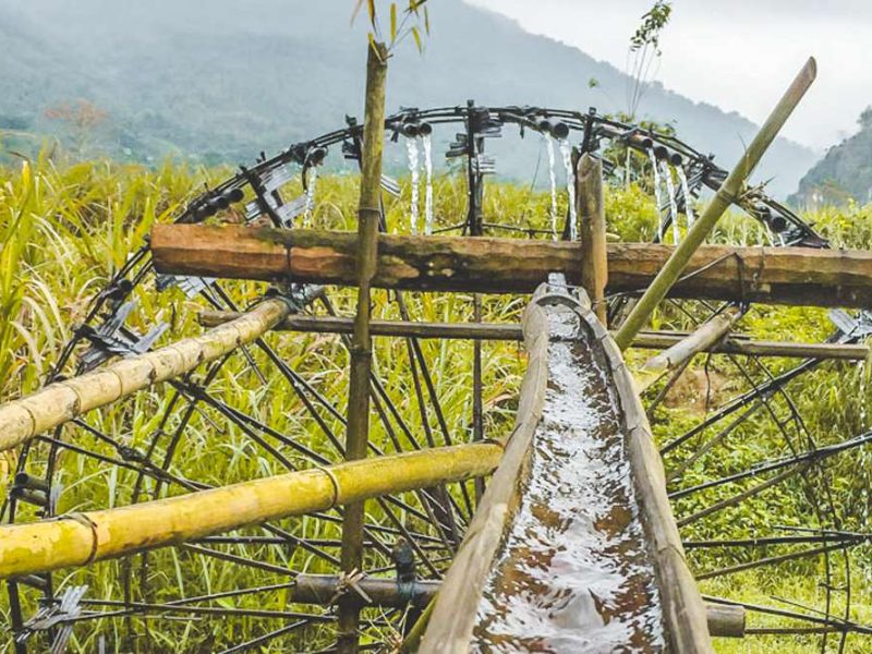 Pu Luong water wheel