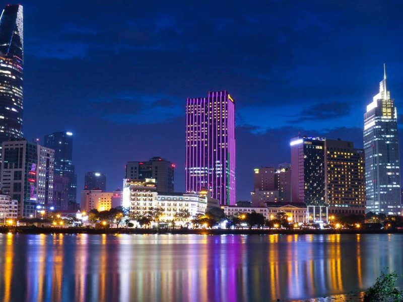 Saigon River skyline