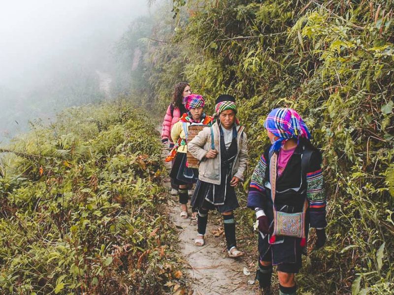 Sapa minority trekking local minorities