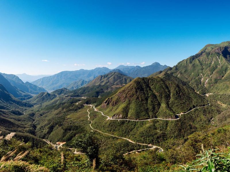 Viewpoint from the Tram Ton Pass near Sapa