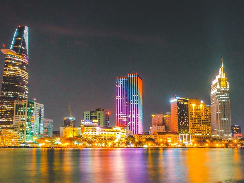 Saigon’s nightlife Vespa tour