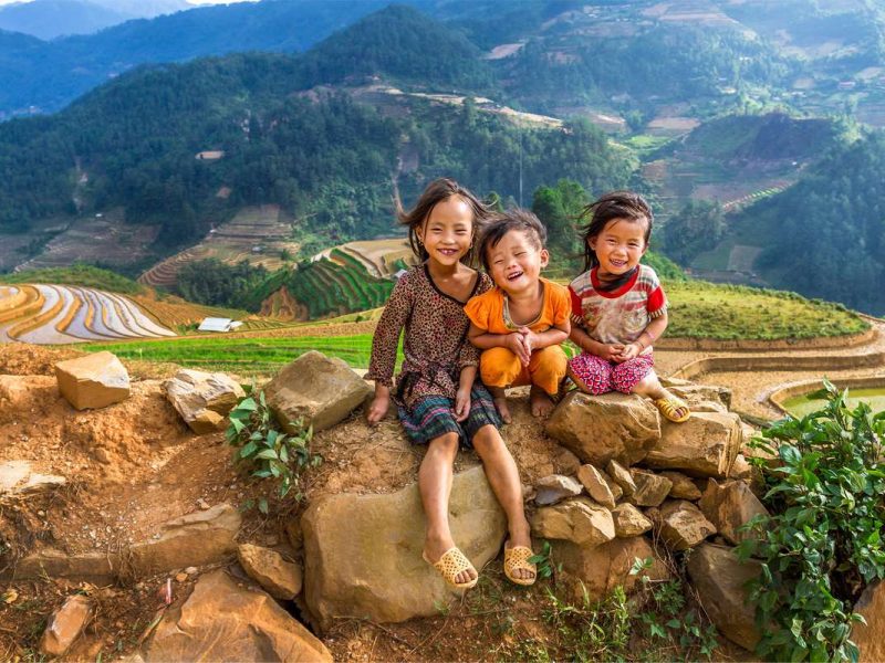 vietnam kids sapa Vietnam kids in Sapa