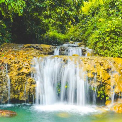 waterfall in Pu Luong